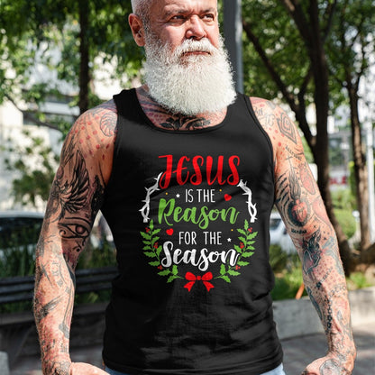 Christian Tee, Christian Faith Unisex T-Shirt/Hoodie/Sweatshirt HLT00 - Jesus is the reason for the season christian christmas T-Shirt