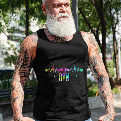 Funny Nurse Shirt, Nurse Unisex T-Shirt/Hoodie/Sweatshirt HLT00 - Womens Lovely RN Registered Nurse Tie Dye - Nurse Tshirts for Women V-Neck T-Shirt