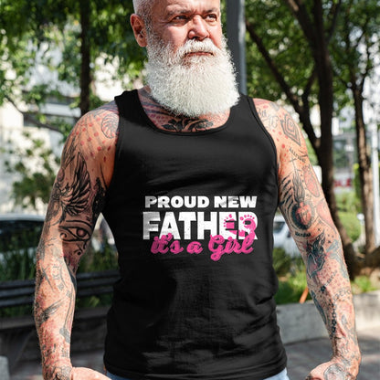 Gift for Dad Shirt, Funny Dad Unisex T-Shirt/Hoodie/Sweatshirt HLT00 – Proud New Dad Girl Daddy Father_s Day T-Shirt