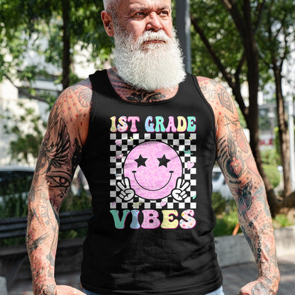 Best Student Shirt, Funny Back To School UnisexT-Shirt/Hoodie/Sweatshirt HLT00 - 1st Grade Vibes First Day of School 1st Grade First Grade T-Shirt