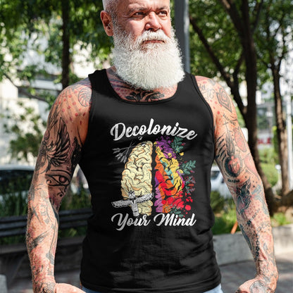 Native American T-Shirts, Vintage Native American Unisex T-Shirt/Hoodie/Sweatshirt HLT00 - Decolonize Your Mind Indigenous People Native American