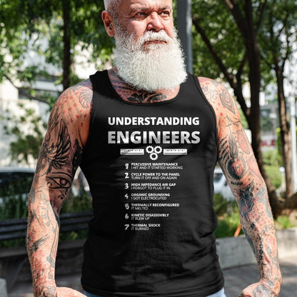 Best Mechanic Life Shirt, Funny Mechanic UnisexT-Shirt/Hoodie/Sweatshirt HLT00 - Understanding Engineers - Funny Sarcastic Engineering Gift T-Shirt Small