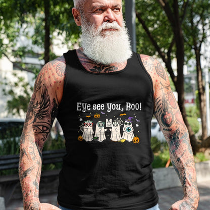 Best Doctor Shirt, Funny Doctor UnisexT-Shirt/Hoodie/Sweatshirt HLT00 - Cute Ghost Optometry Halloween Eye Doctor Ophthalmologist T-Shirt