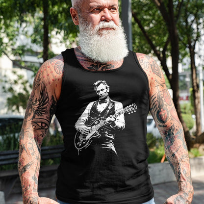 Guitar Lover Shirt, Funny Guitar UnisexT-Shirt/Hoodie/Sweatshirt HLT00 - Retro Vintage Abraham Lincoln Abe Lincoln Playing Guitar Men T-Shirt