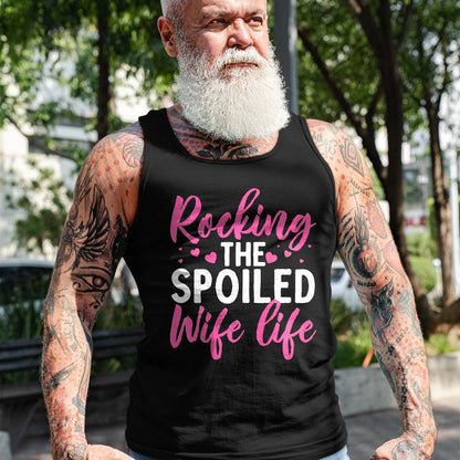 Best Wife Shirt, Wife and Husband Unisex T-Shirt/Hoodie/Sweatshirt HLT00 - Gift for wife T shirt, spoiled wife   Funny Spoiled Wife Art For Women Girls Husband Spoiled Wife Pr (24)