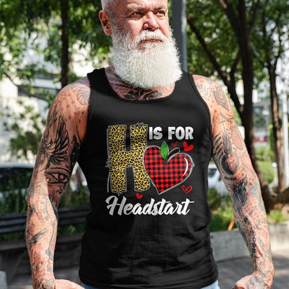 Best Student Shirt, Funny Back To School UnisexT-Shirt/Hoodie/Sweatshirt HLT00 - H Is For Headstart Head Start Teacher Leopard Back To School T-Shirt