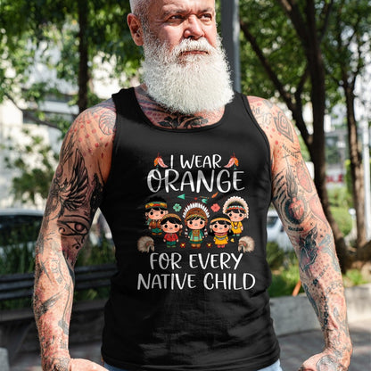 Native American T-Shirts, Vintage Native American Unisex T-Shirt/Hoodie/Sweatshirt HLT00 - Wear orange for every American native Indian children (1)