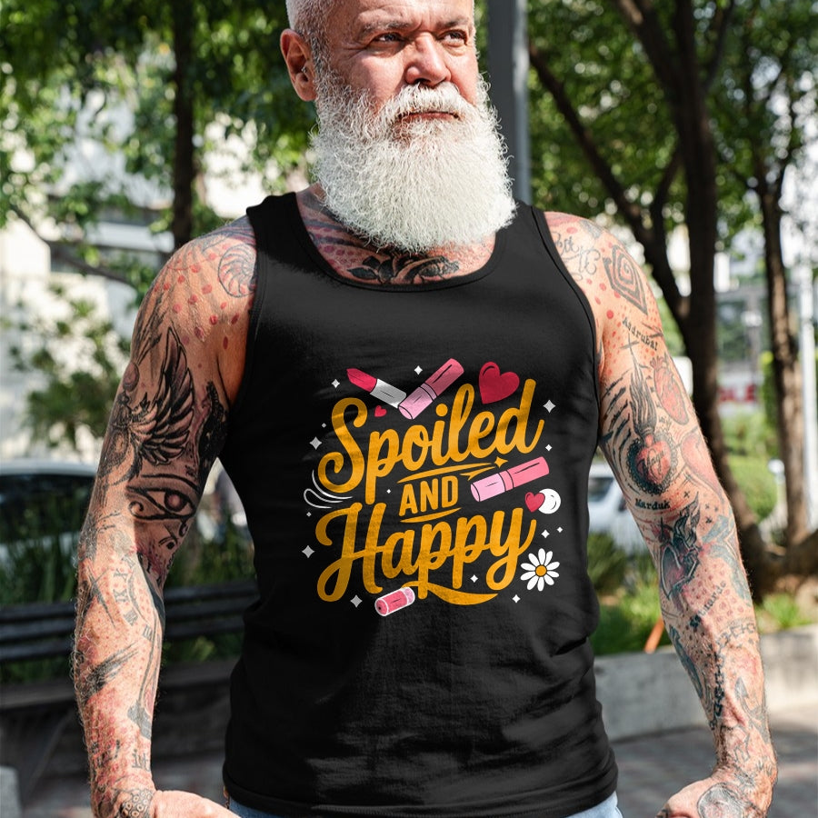 Best Wife Shirt, Wife and Husband Unisex T-Shirt/Hoodie/Sweatshirt HLT00 - Gift for wife T shirt, spoiled wife   Spoiled And Happy Spoiled Wife Sweatshirt