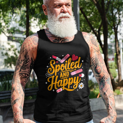 Best Wife Shirt, Wife and Husband Unisex T-Shirt/Hoodie/Sweatshirt HLT00 - Gift for wife T shirt, spoiled wife   Spoiled And Happy Spoiled Wife Sweatshirt