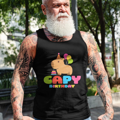 Cute Capybara Shirt, Funny Capybara Unisex T-Shirt/Hoodie/Sweatshirt HLT00 - Capy Birthday Capybara Lover Funny Rodent Animal Bday Party T-Shirt