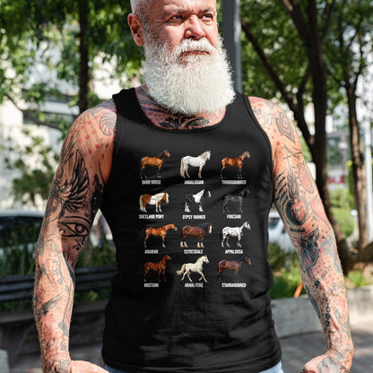 Best Horse Lover Shirt , Funny Horse UnisexT-Shirt/Hoodie/Sweatshirt HLT00 - Types of Horses Educational Horse Breeds Boys Girls Kids T-Shirt