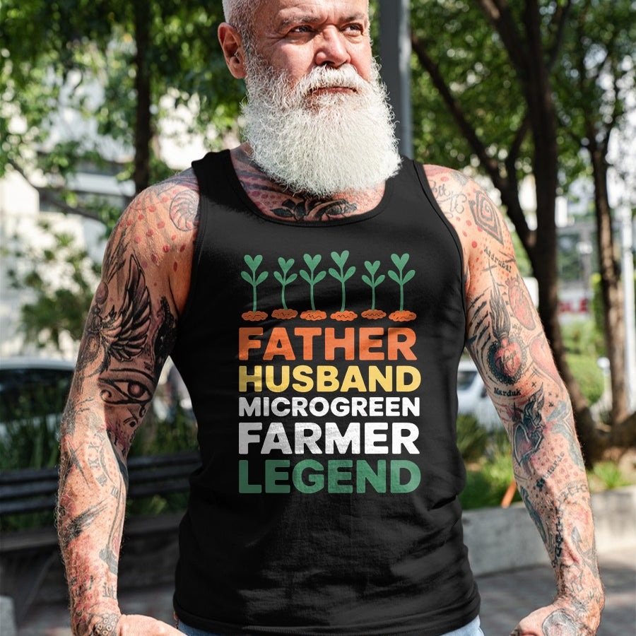 Best Farmer Life Shirt, Funny Farmer UnisexT-Shirt/Hoodie/Sweatshirt HLT00 - Father Husband Farmer Dad Plant Gardening Microgreens T-Shirt