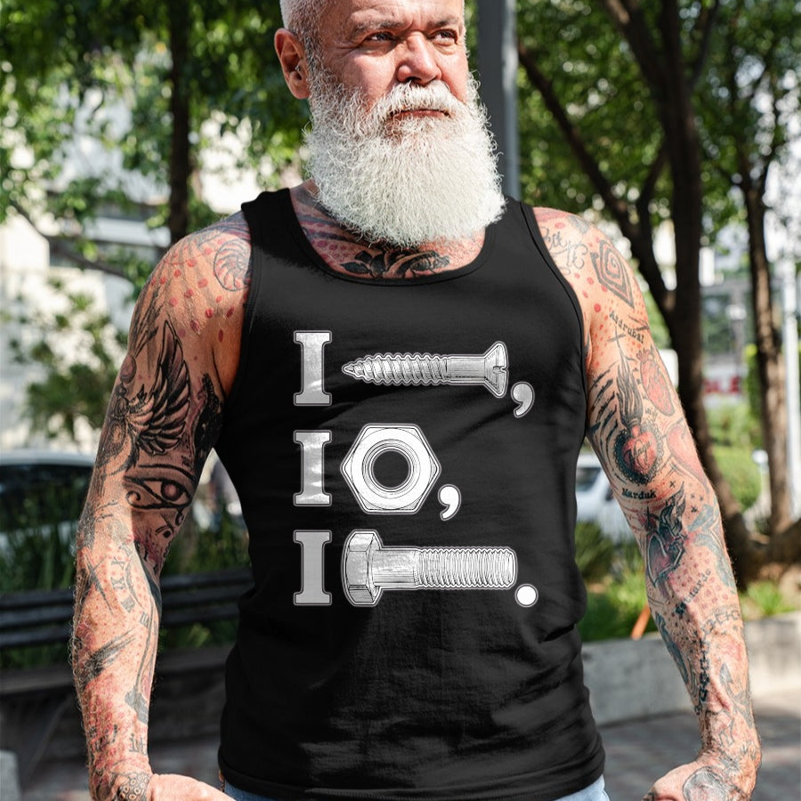 Best Mechanic Life Shirt, Funny Mechanic UnisexT-Shirt/Hoodie/Sweatshirt HLT00 - I Screw I Nut I Bolt Funny Proud Mechanic Car for Men T-Shirt