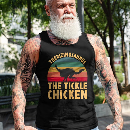 Best Dinosaur Lover Shirt, Funny Dinosaur UnisexT-Shirt/Hoodie/Sweatshirt HLT00 - Therizinosaurus The Tickle Chicken - Funny Dinosaur Vintage T-Shirt