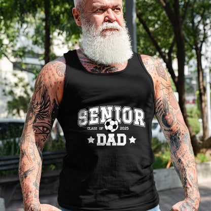 Gift for Dad Shirt, Funny Dad Unisex T-Shirt/Hoodie/Sweatshirt HLT00 – Soccer Senior Dad Class Of 2025 Soccer Senior Father T-Shirt