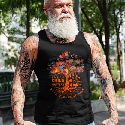 Native American T-Shirts, Vintage Native American Unisex T-Shirt/Hoodie/Sweatshirt HLT00 - Orange Unity Day Native American Every Child