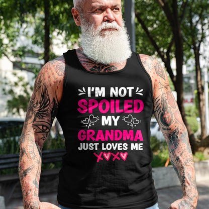 Best Wife Shirt, Wife and Husband Unisex T-Shirt/Hoodie/Sweatshirt HLT00 - I'm Not Spoiled My Grandma Just Loves Me Granddaughter Girls T-Shirt