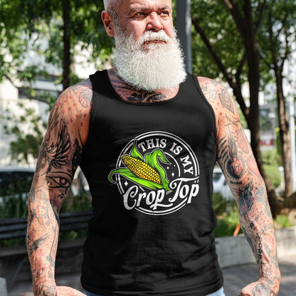 Best Farmer Life Shirt, Funny Farmer UnisexT-Shirt/Hoodie/Sweatshirt HLT00 - Womens This is My Crop Top Funny Farmer Farming Corn T-Shirt
