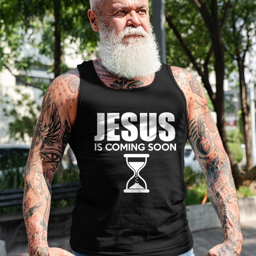 Christian Tee, Christian Faith Unisex T-Shirt/Hoodie/Sweatshirt HLT00 - Jesus Is Coming Soon Countdown til Jesus Christ T-Shirt