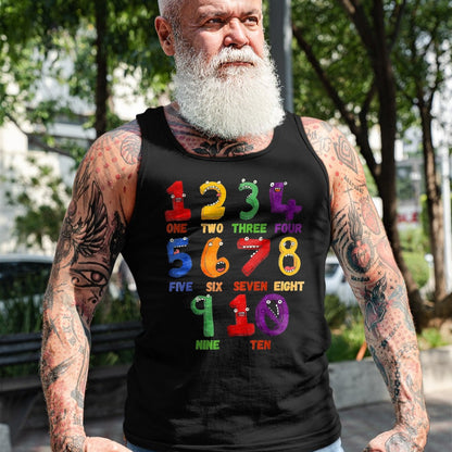 Best Student Shirt, Funny Back To School UnisexT-Shirt/Hoodie/Sweatshirt HLT00 - Learning Math Numbers Counting Funny Back to School Teacher T-Shirt, Women, Black, Small