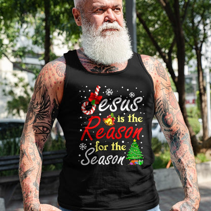 Christian Tee, Christian Faith Unisex T-Shirt/Hoodie/Sweatshirt HLT00 - Christian Jesus The Reason Christmas Stocking Stuffer Gifts T-Shirt