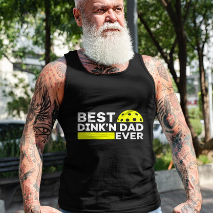 Funny Pickleball Shirt, Pickleball Lover Unisex T-Shirt/Hoodie/Sweatshirt HLT00 - Best Dink'n Dad Ever Funny Pickleball T-Shirt