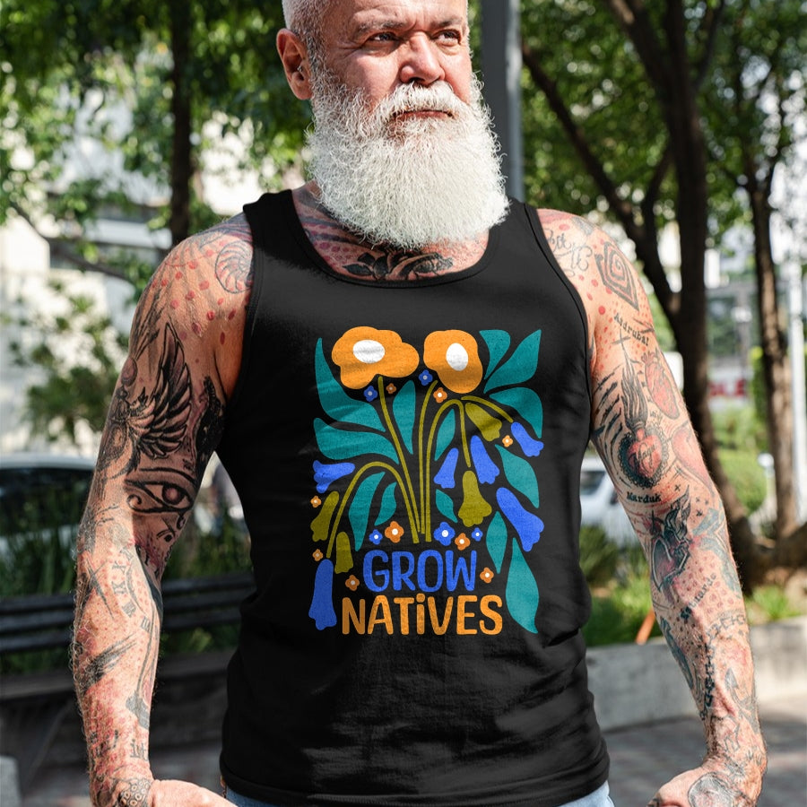 Native American T-Shirts, Vintage Native American Unisex T-Shirt/Hoodie/Sweatshirt HLT00 - Grow Natives for Gardeners Who Grow Native Plants