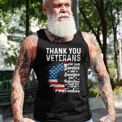 Proud Veteran Shirt, Funny Veteran UnisexT-Shirt/Hoodie/Sweatshirt HLT00 - Womens Thank You Veterans for Your Service and Sacrifice US Veteran V-Neck T-Shirt