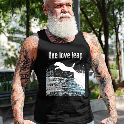 Dog Love Shirt, Dog Lover Gift T-Shirt/Hoodie/Sweatshirt HLT00 - Live Love Leap - Canine Agility - Dog Sports - Dock Diving T-Shirt