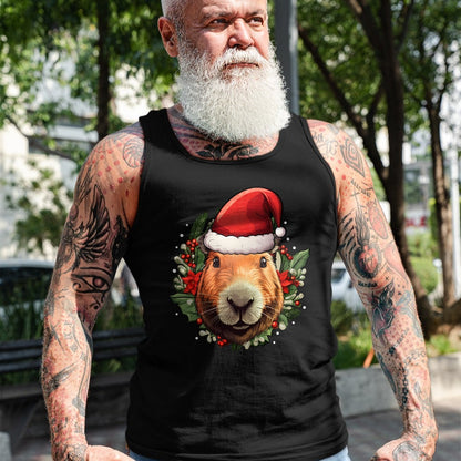Cute Capybara Shirt, Funny Capybara Unisex T-Shirt/Hoodie/Sweatshirt HLT00 - Funny Christmas Capybara Long Sleeve T-Shirt