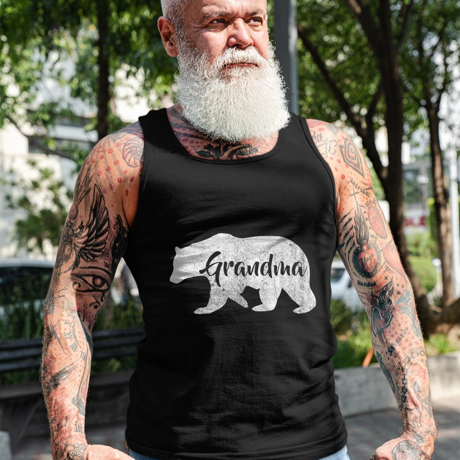 Best Grandma Shirt, Proud Grandma Unisex T-Shirt/Hoodie/Sweatshirt HLT00 - Women's Grandma Bear T-Shirt Outdoors Family Tee for Grandma T-Shirt