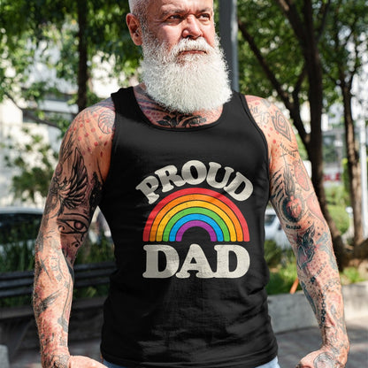Gift for Dad Shirt, Funny Dad Unisex T-Shirt/Hoodie/Sweatshirt HLT00 – LGBTQ Proud Dad Gay Pride LGBT Ally Rainbow Father_s Day T-Shirt