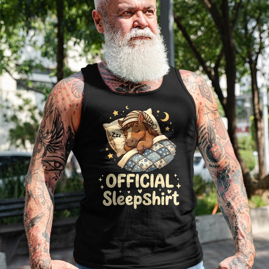 Best Horse Lover Shirt , Funny Horse UnisexT-Shirt/Hoodie/Sweatshirt HLT00 - Sleeping Horse Official Sleepshirt Sleepwear Pajama Bedtime T-Shirt