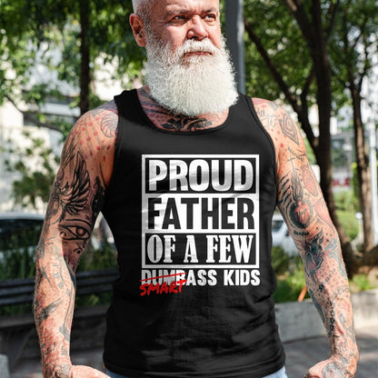 Gift for Dad Shirt, Funny Dad Unisex T-Shirt/Hoodie/Sweatshirt HLT00 – Proud Father of a Few Smartass Kids Funny Fathers Day T-Shirt