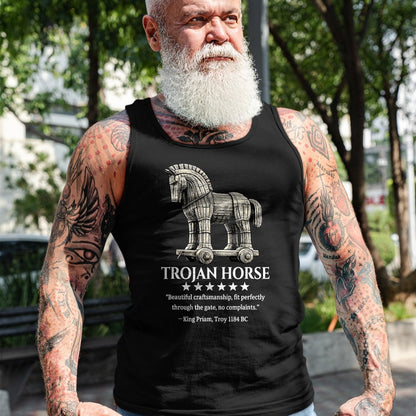 Best Horse Lover Shirt , Funny Horse UnisexT-Shirt/Hoodie/Sweatshirt HLT00 - Trojan Horse King Priam 1184 BC Ancient Greek History Meme T-Shirt