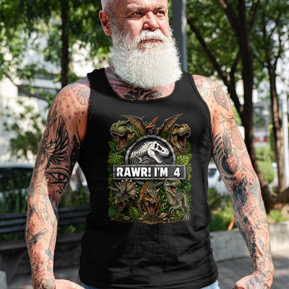 Best Dinosaur Lover Shirt, Funny Dinosaur UnisexT-Shirt/Hoodie/Sweatshirt HLT00 - Kids Rawr I_m 4 Years Old Boys Kids T-Rex Dinosaur 4th Birthday T-Shirt