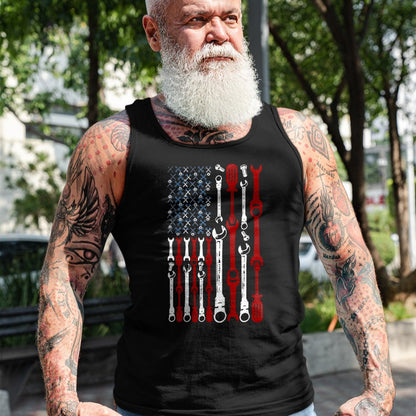 Best Mechanic Life Shirt, Funny Mechanic UnisexT-Shirt/Hoodie/Sweatshirt HLT00 - American Flag Mechanic Shirts Patriotic Mechanic USA Flag T-Shirt for Women Kids Men
