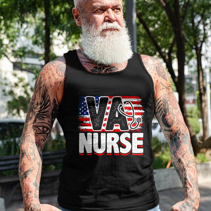 Funny Nurse Shirt, Nurse Unisex T-Shirt/Hoodie/Sweatshirt HLT00 - VA Nurse, Veteran & Patriot Nursing, US Military Nurse T-Shirt