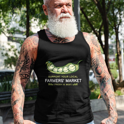 Best Farmer Life Shirt, Funny Farmer UnisexT-Shirt/Hoodie/Sweatshirt HLT00 - Support Your Local Outdoor Farmers' Market Funny Graphic T-Shirt