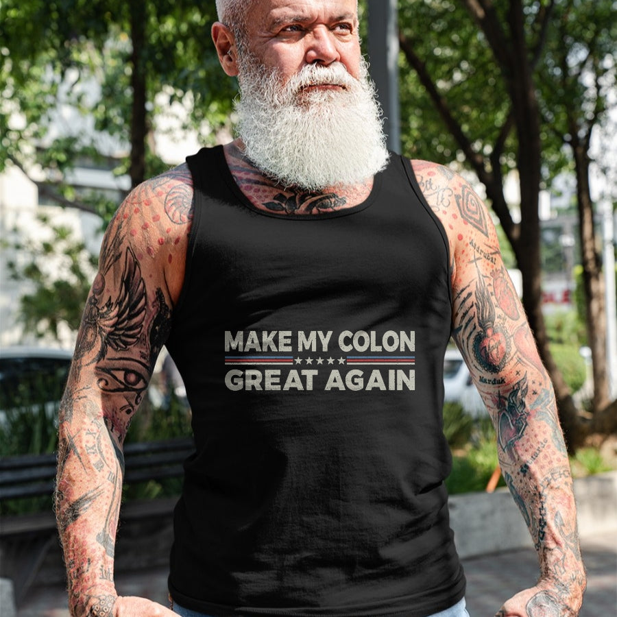 Best Doctor Shirt, Funny Doctor UnisexT-Shirt/Hoodie/Sweatshirt HLT00 - Vintage Make My Colon Great Again Funny Surgery Recovery T-Shirt