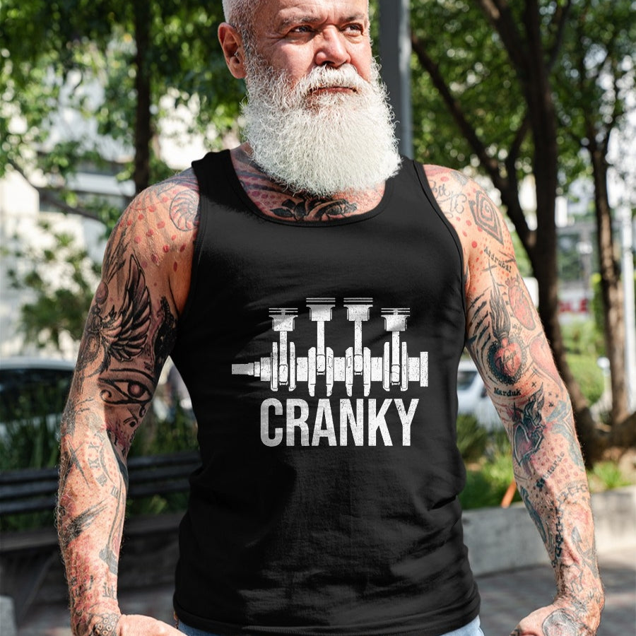 Best Mechanic Life Shirt, Funny Mechanic UnisexT-Shirt/Hoodie/Sweatshirt HLT00 - Cranky Car Engine Crankshaft Cars Lover Mechanics Father Day T-Shirt