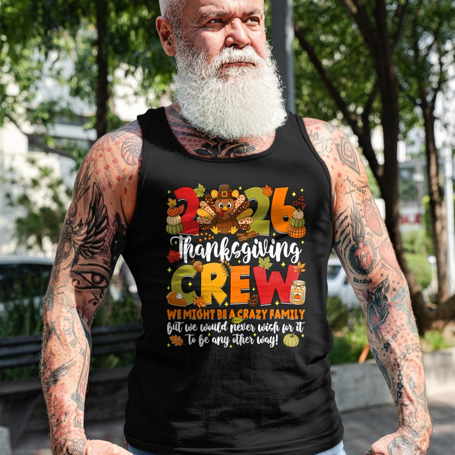 Best Thanksgiving Family Shirt , Funny Thanksgiving UnisexT-Shirt/Hoodie/Sweatshirt HLT00 - Family Thanksgiving 2026 Thanksgiving Crew Turkey Matching T-Shirt (6)