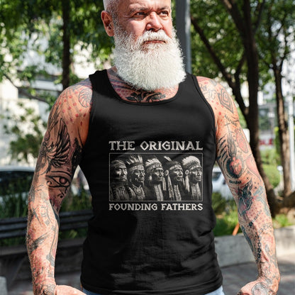 Native American T-Shirts, Vintage Native American Unisex T-Shirt/Hoodie/Sweatshirt HLT00 - The Original Founding Fathers Vintage Native American Indian (1)