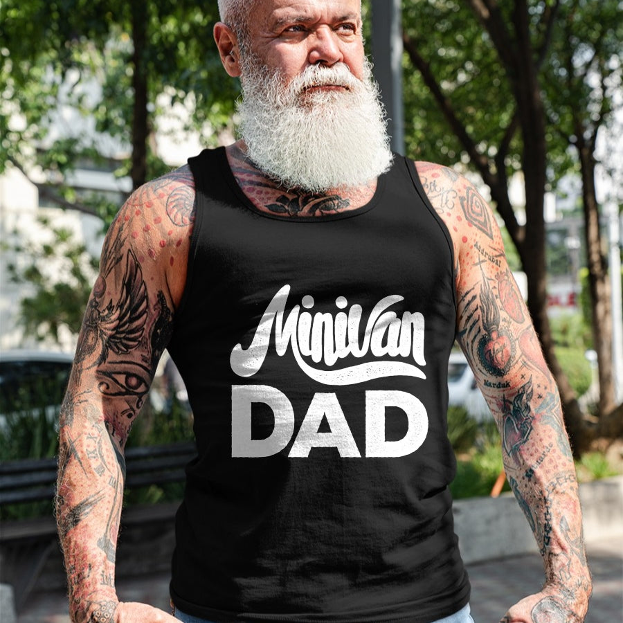 Gift for Dad Shirt, Funny Dad Unisex T-Shirt/Hoodie/Sweatshirt HLT00 – Minivan Dad Mini Van Proud Father Funny Parent Quote Daddy T-Shirt