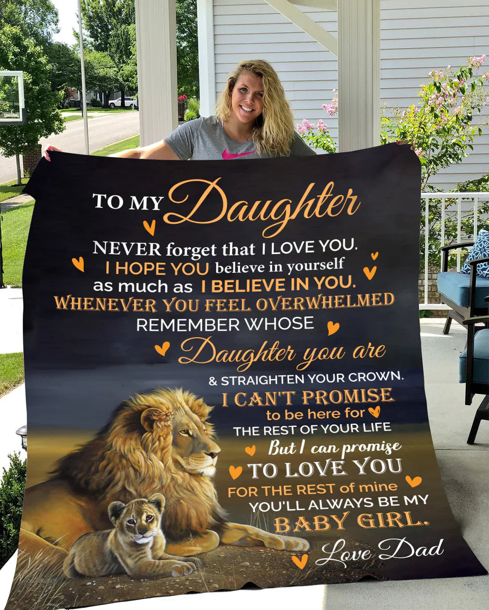 Special Gift For Your Daughter Blanket - From Dad (SKUB11-38)