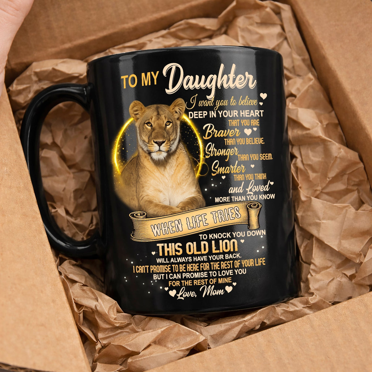I WANT YOU TO BELIEVE - MUG FOR DAUGHTER - GIFT FROM MOM - NINA00 (SKU2603-90)