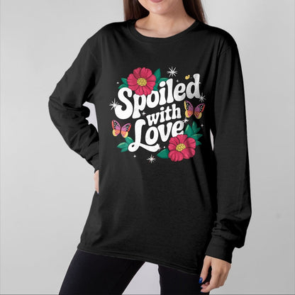 Best Wife Shirt, Wife and Husband Unisex T-Shirt/Hoodie/Sweatshirt HLT00 - Gift for wife T shirt, spoiled wife   Spoiled Wife Funny Wife Spoiled Wife Spoiled With Love Long Sl