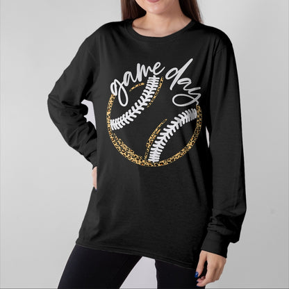 Gift for Mom Shirt, Funny Mom Unisex T-Shirt/Hoodie/Sweatshirt HLT00 - Game Day Baseball Baseball Life Softball Life for Mom T-Shirt