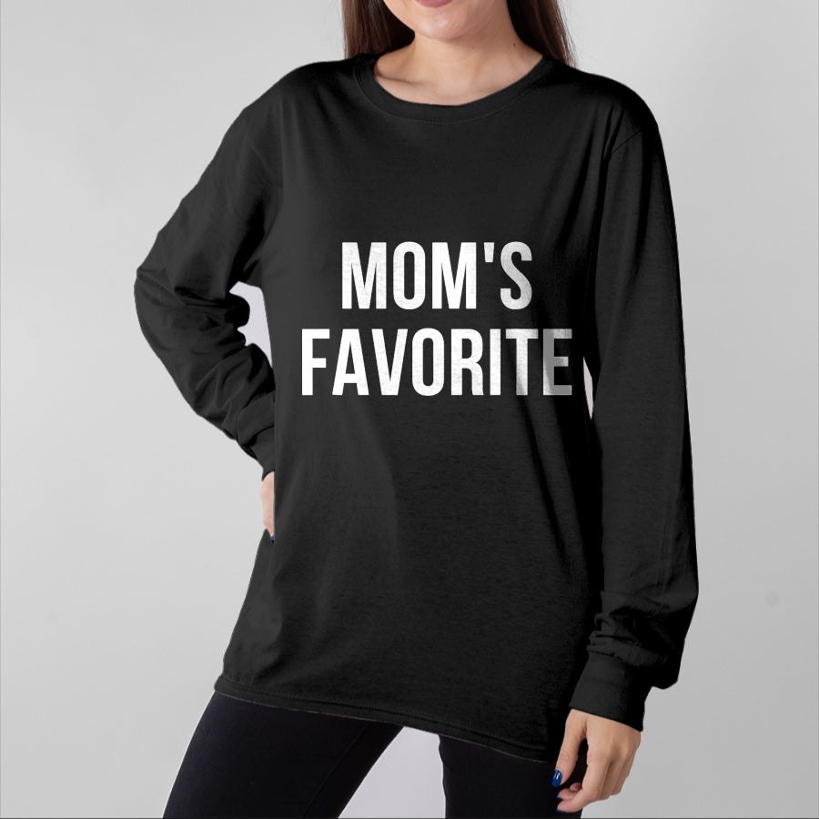 Gift for Mom Shirt, Funny Mom Unisex T-Shirt/Hoodie/Sweatshirt HLT00 - Moms Favorite T-Shirt