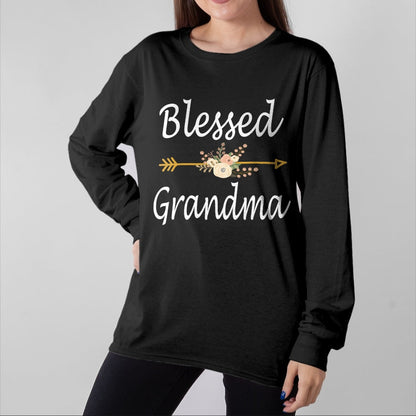 Best Grandma Shirt, Proud Grandma Unisex T-Shirt/Hoodie/Sweatshirt HLT00 - Blessed Grandma Shirt For Women Cute Mothers Day Gifts T-Shirt